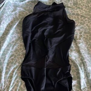 Black beautiful adult small Bloch leotard dance, gym , etc